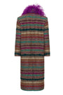 Tweed Boa Coat