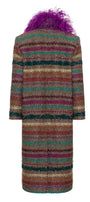 Tweed Boa Coat