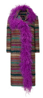 Tweed Boa Coat