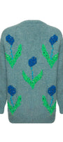 Blue Tulips Cardi