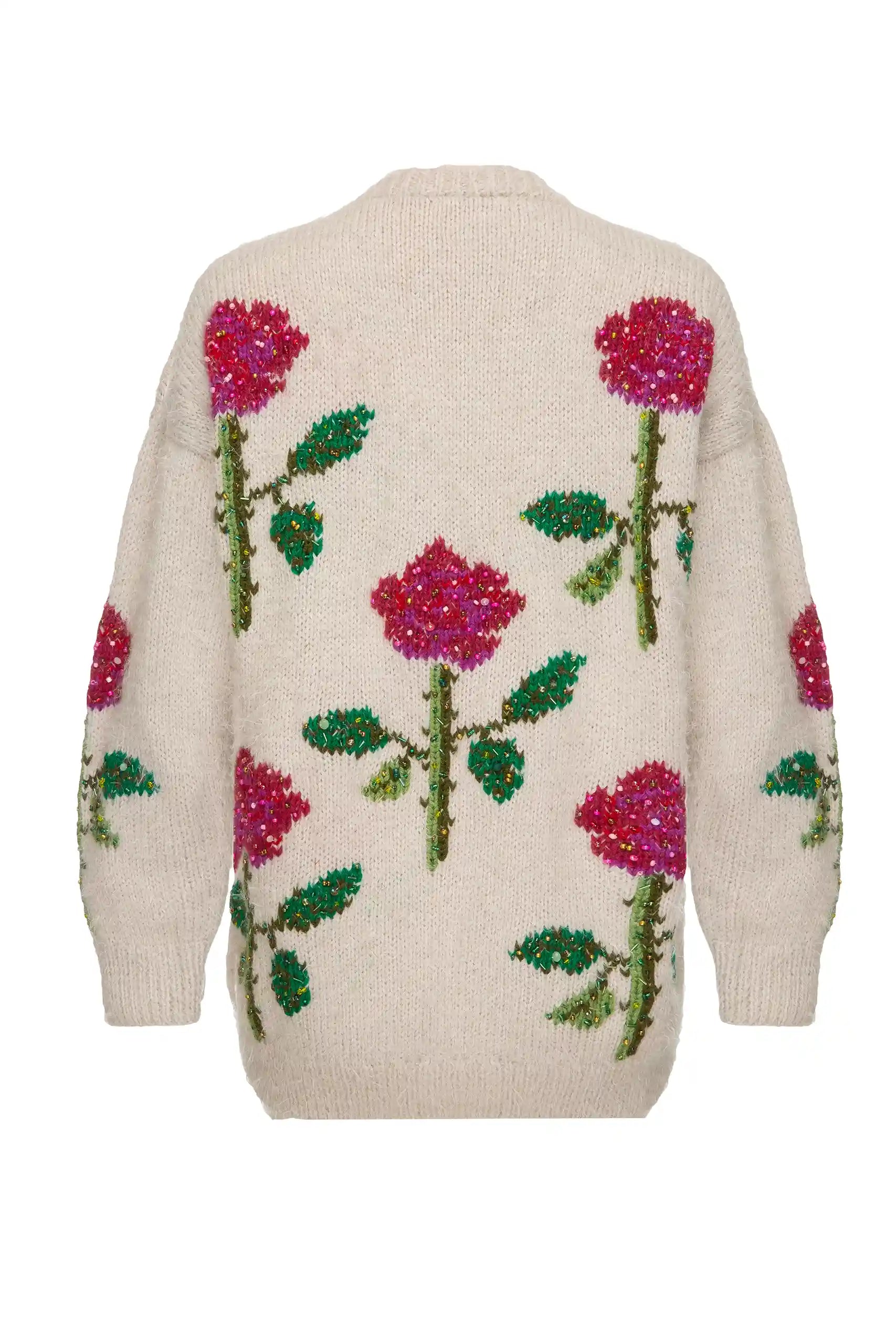 Red Rose Cardi