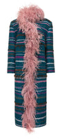 Tweed Boa Coat