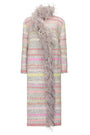 Tweed Boa Coat