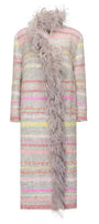 Tweed Boa Coat