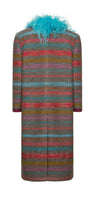 Tweed Boa Coat