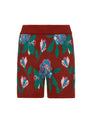 Red Sequence Shorts