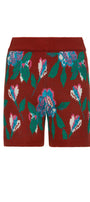 Red Sequence Shorts