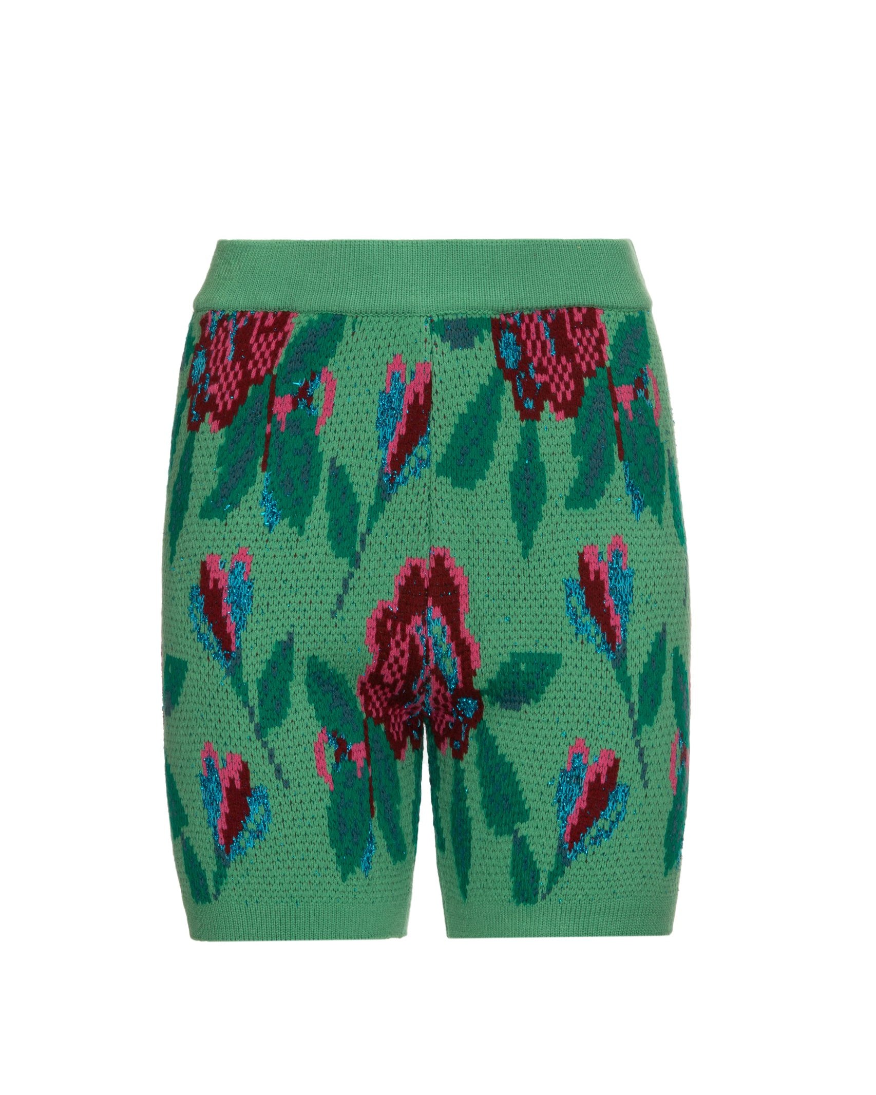 Green Sequence Shorts
