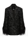 Tweed Boa Jacket