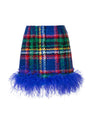 Tweed Boa Skirt