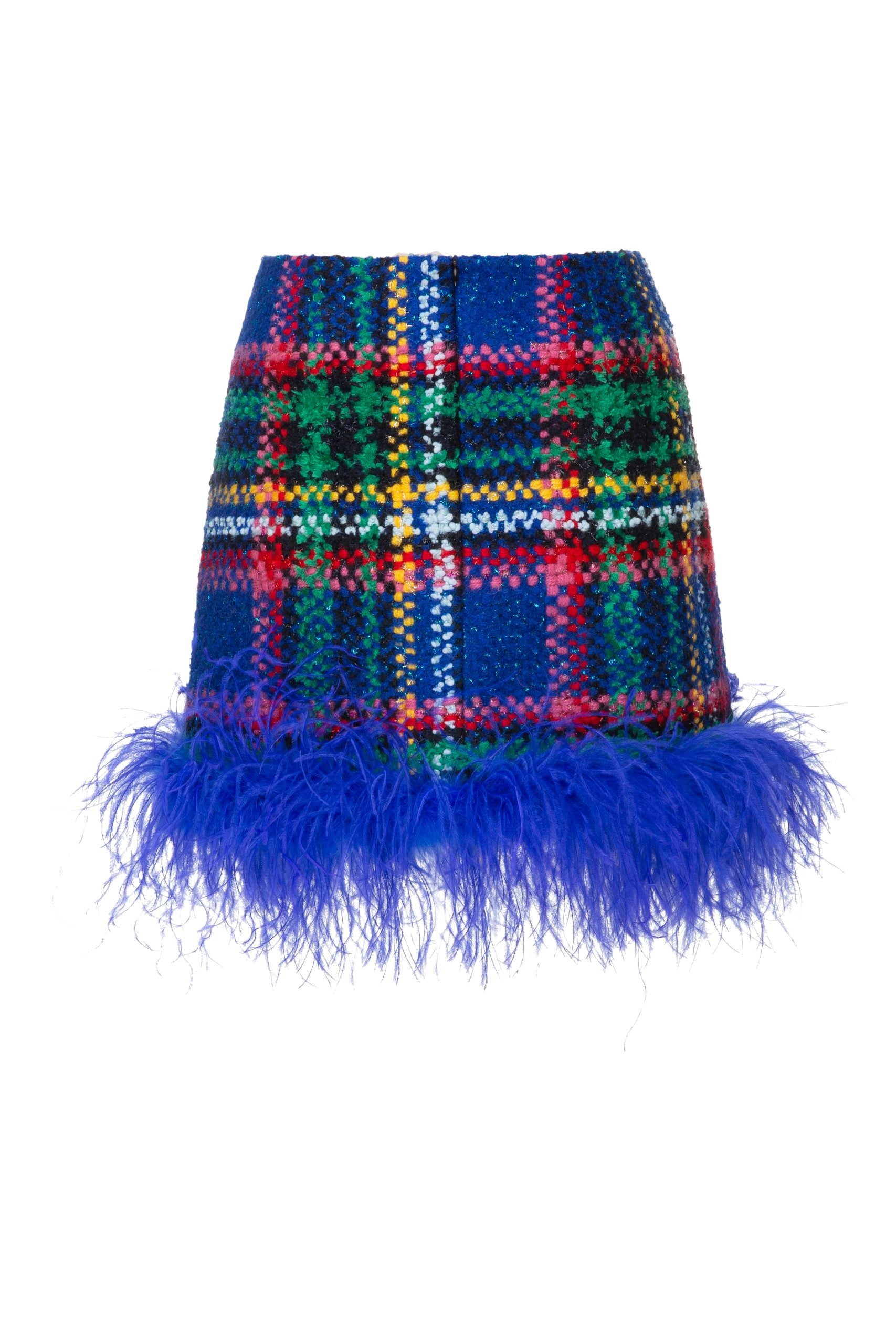 Tweed Boa Skirt