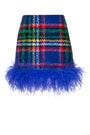 Tweed Boa Skirt
