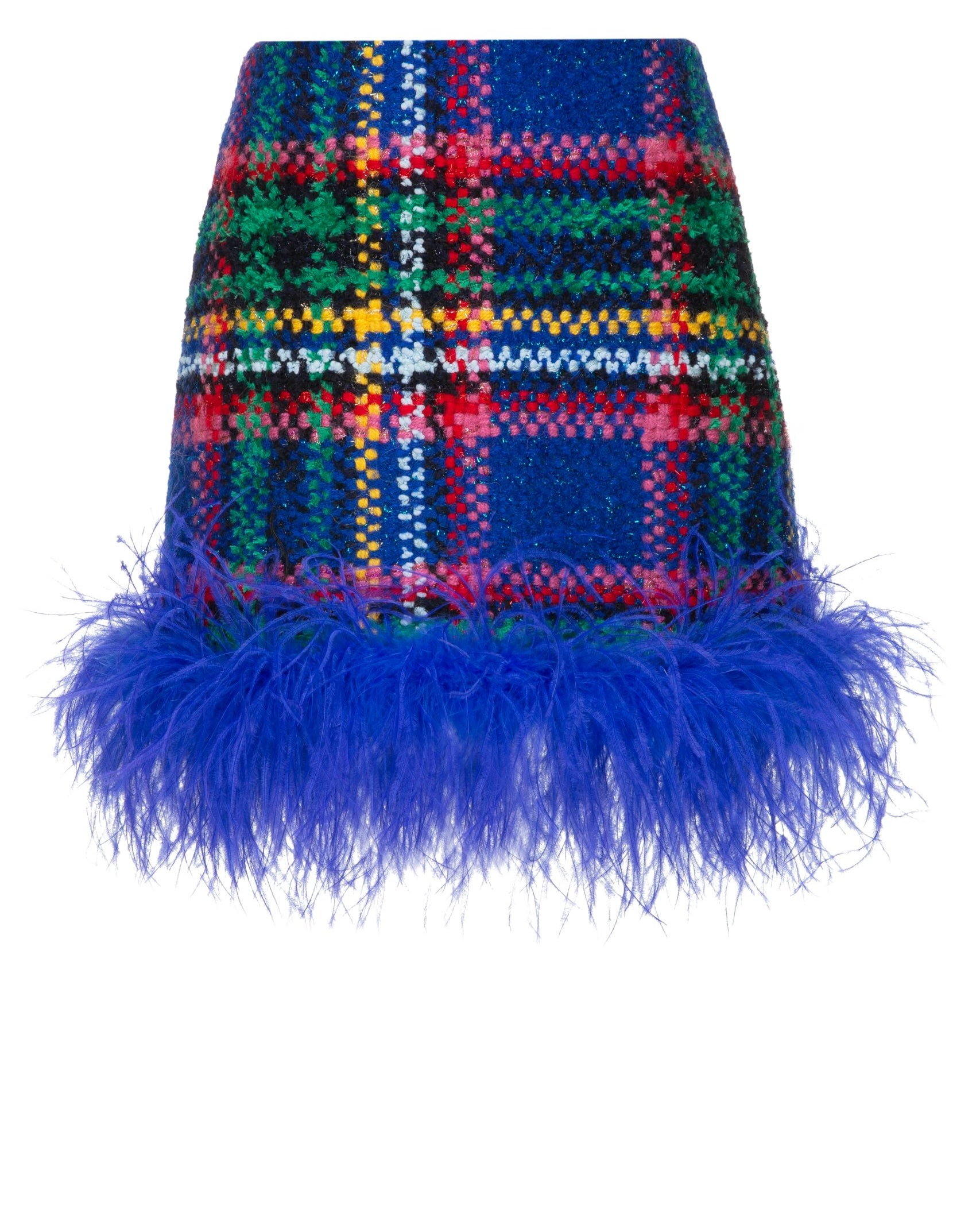 Tweed Boa Skirt