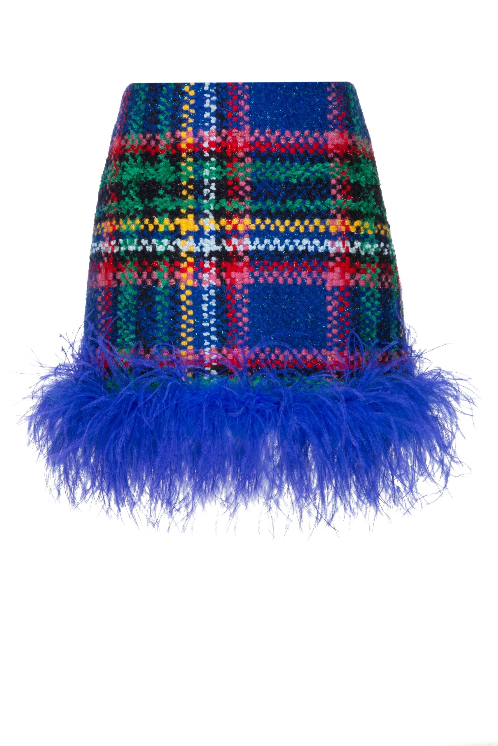 Tweed Boa Skirt