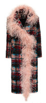 Tweed Boa Coat