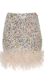 Lilia Feather Skirt