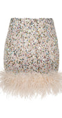 Lilia Feather Skirt