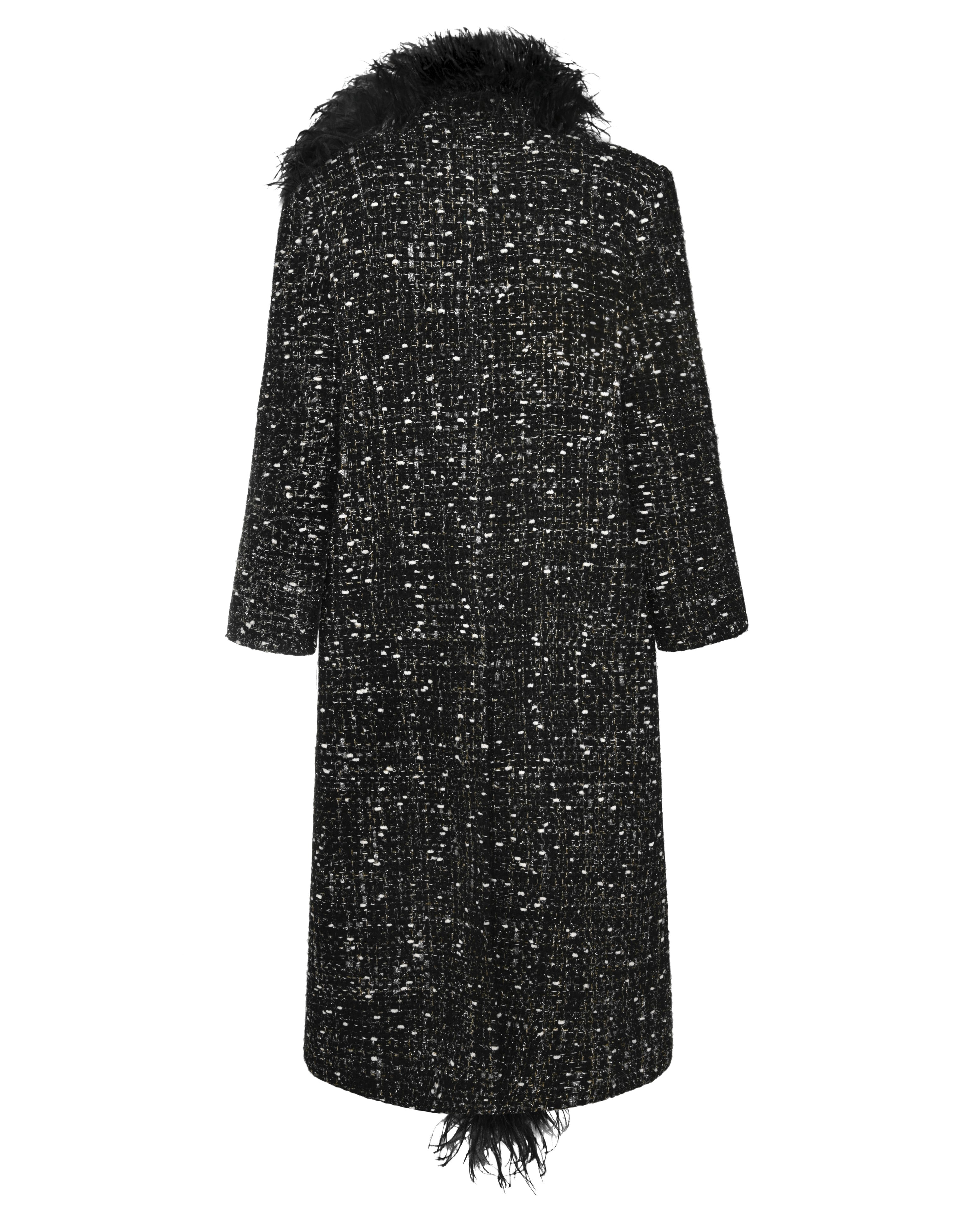 Boa Tweed Coat