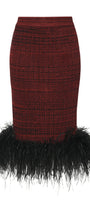 Silvia Feather Skirt