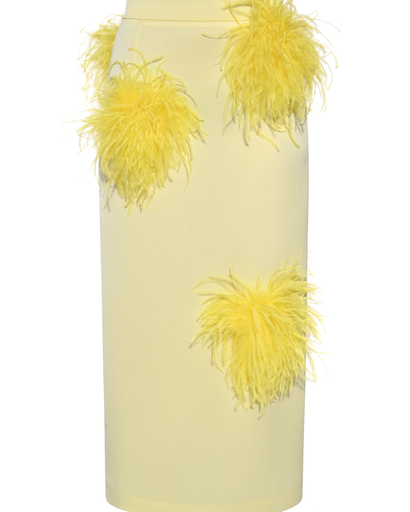 Poppy Feather Skirt