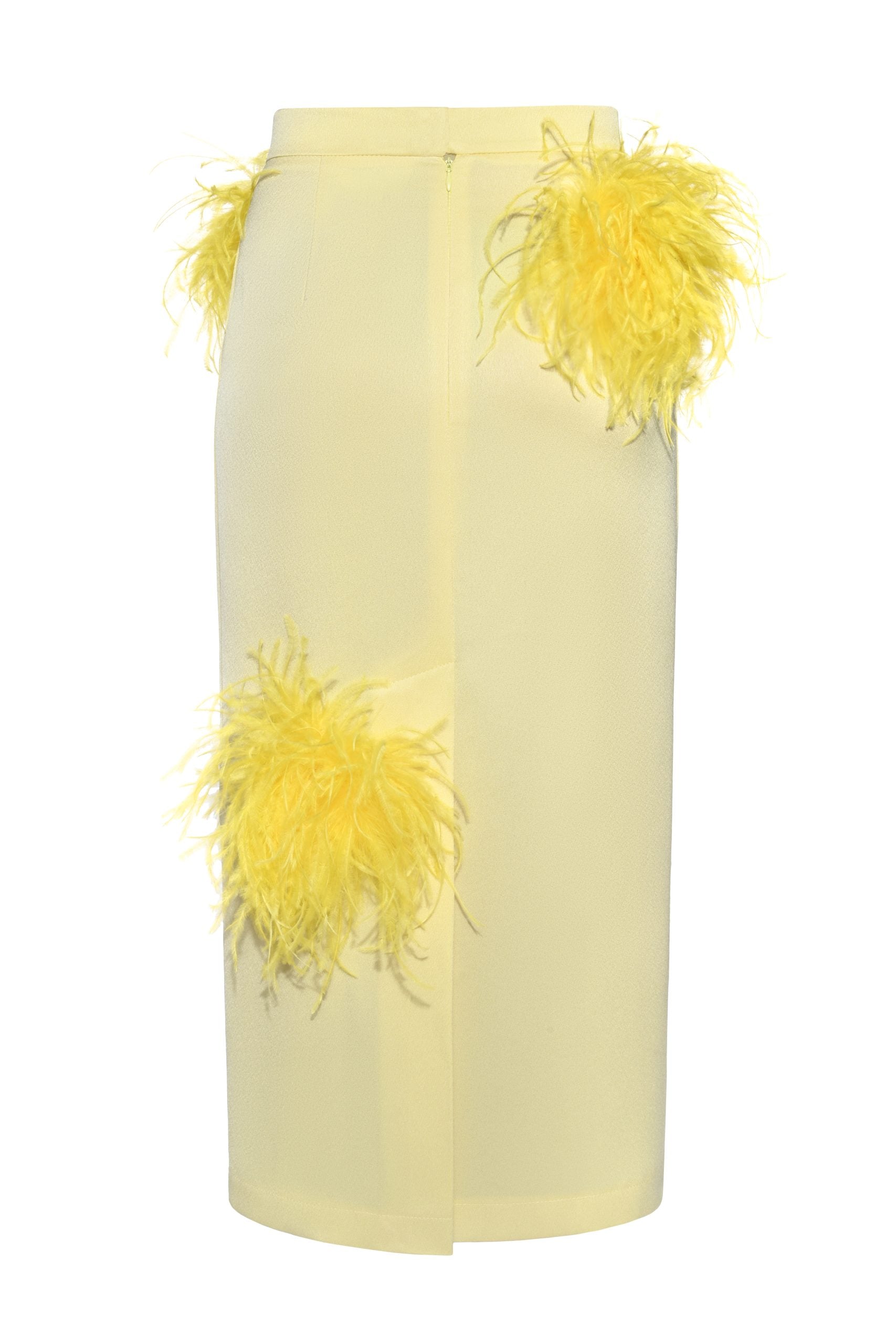 Poppy Feather Skirt