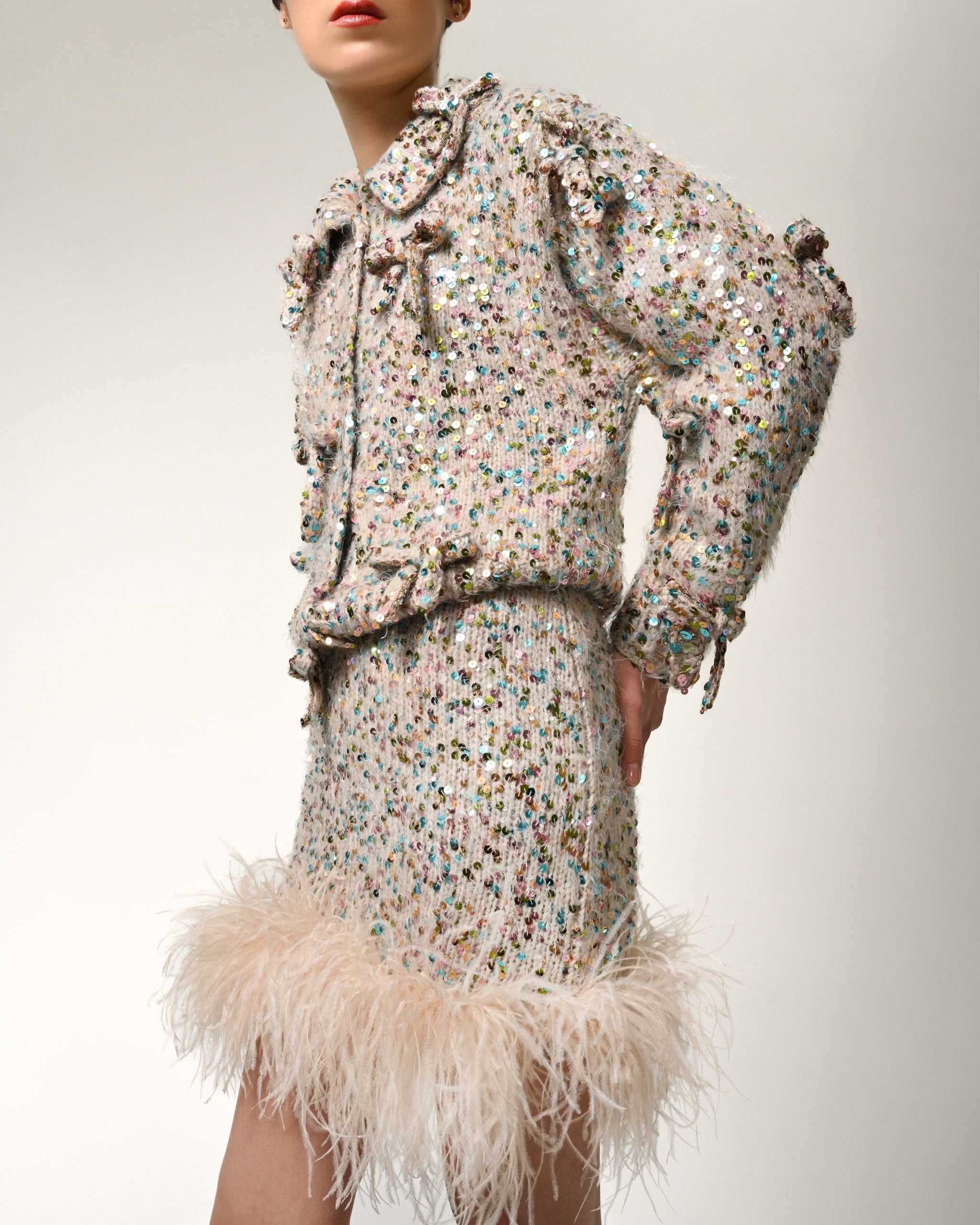 Lilia Feather Skirt