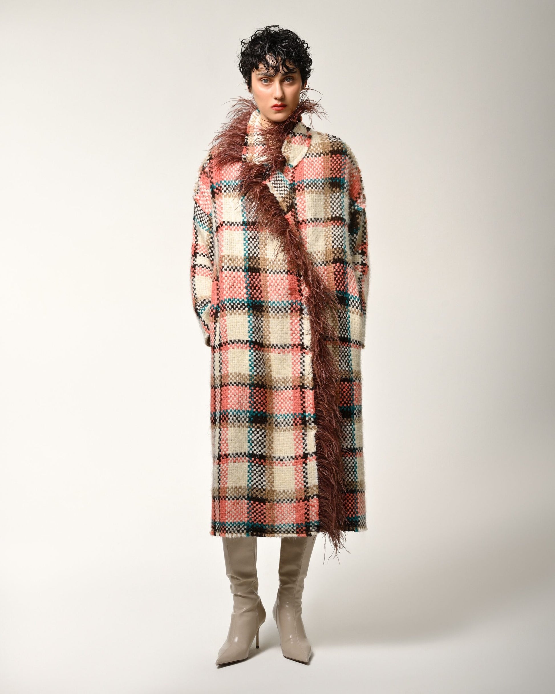 Boa Tweed Coat