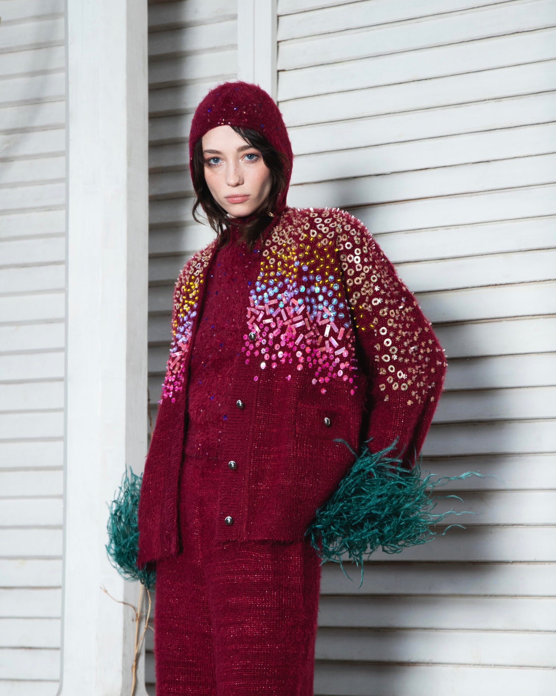 Penny Boa Cardi
