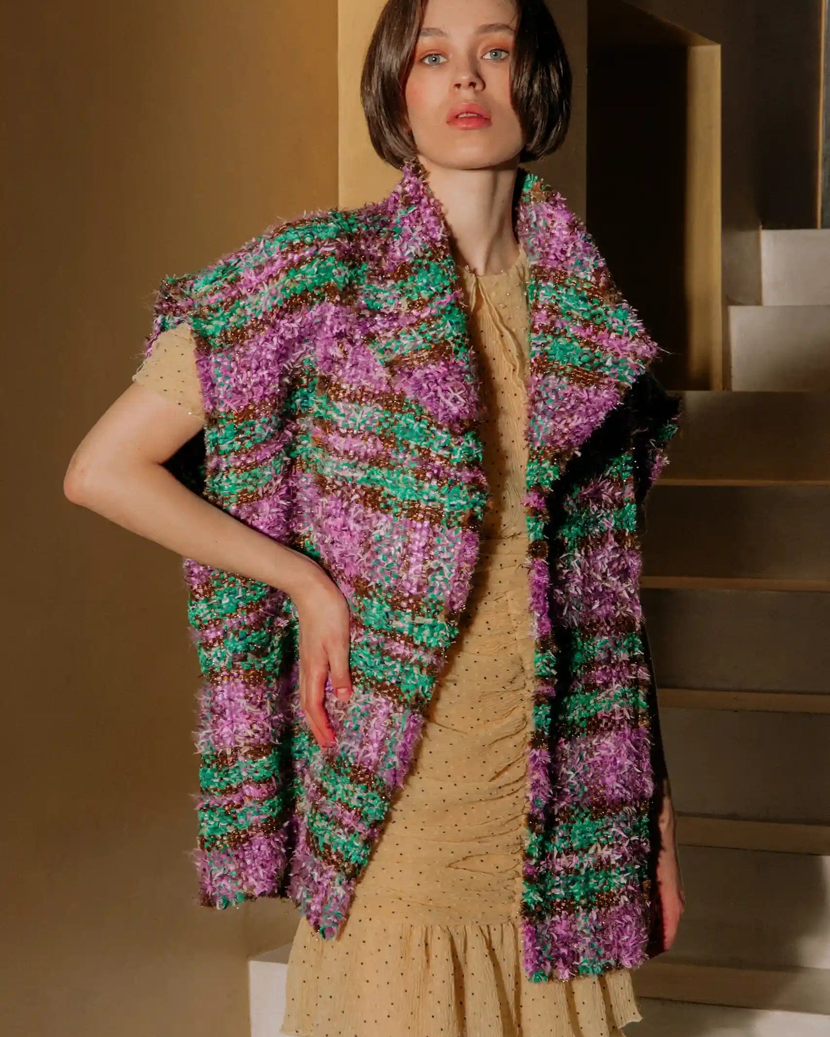 Tweed Vest