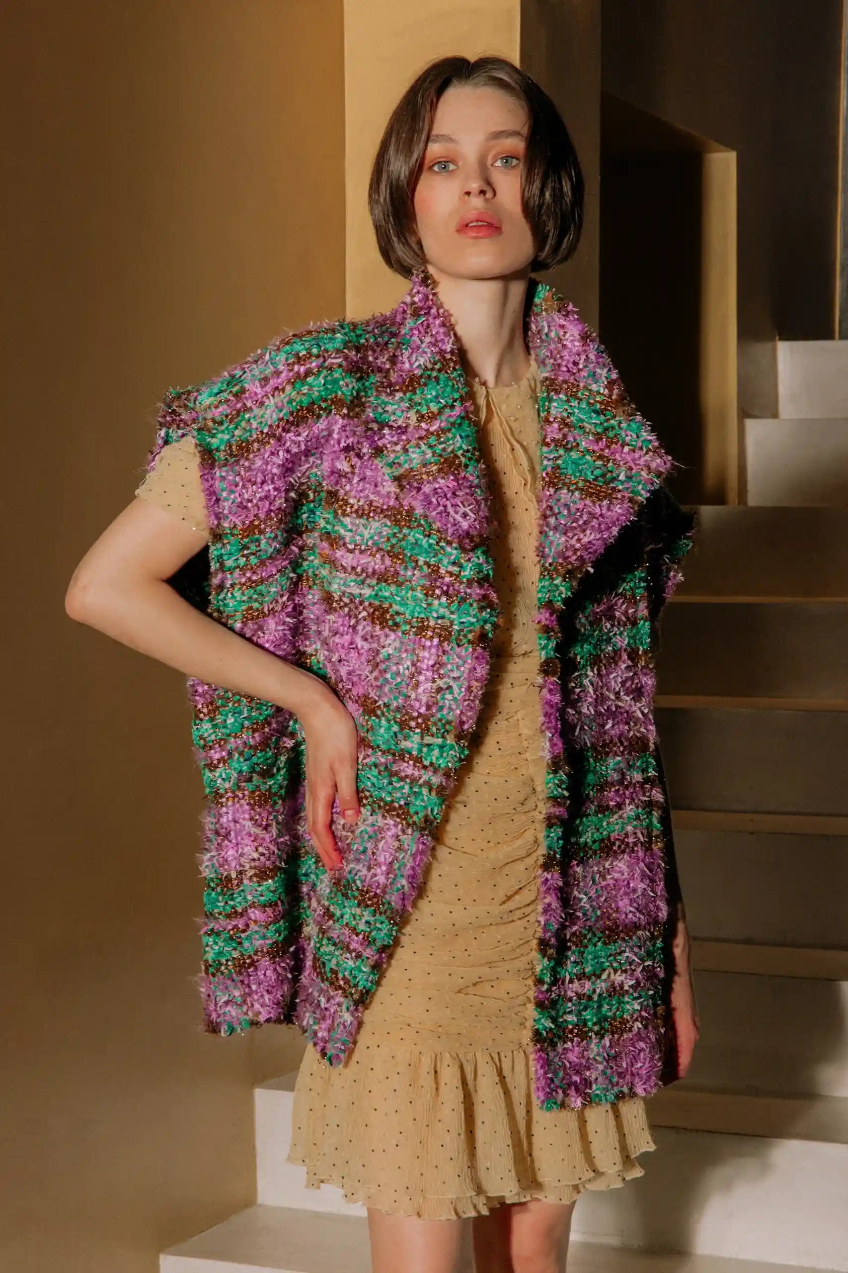 Tweed Vest
