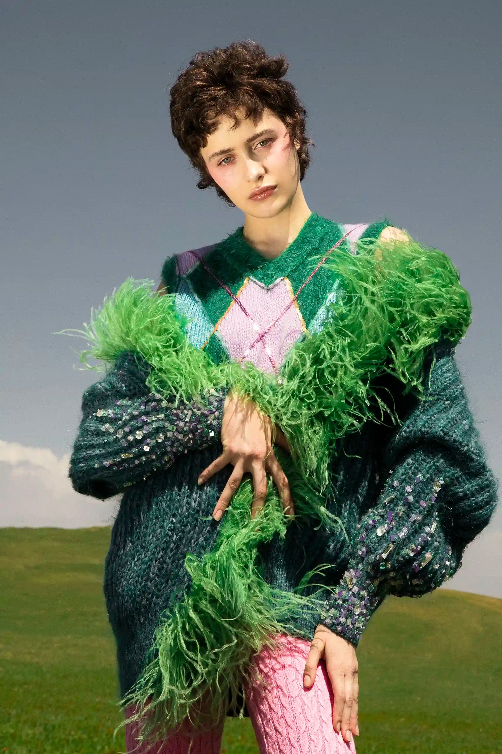 Geometric Vest