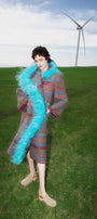 Tweed Boa Coat