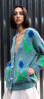 Blue Tulips Cardi