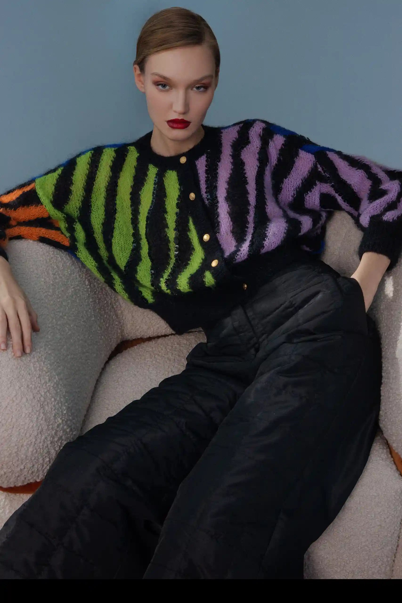 Short Zebra Cardi