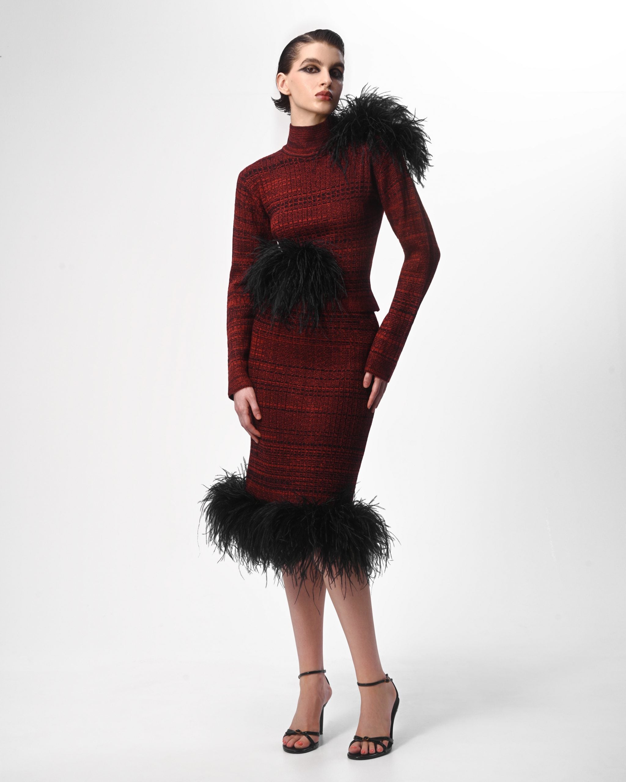 Silvia Feather Skirt