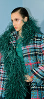 Tweed Boa Coat
