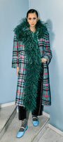 Tweed Boa Coat