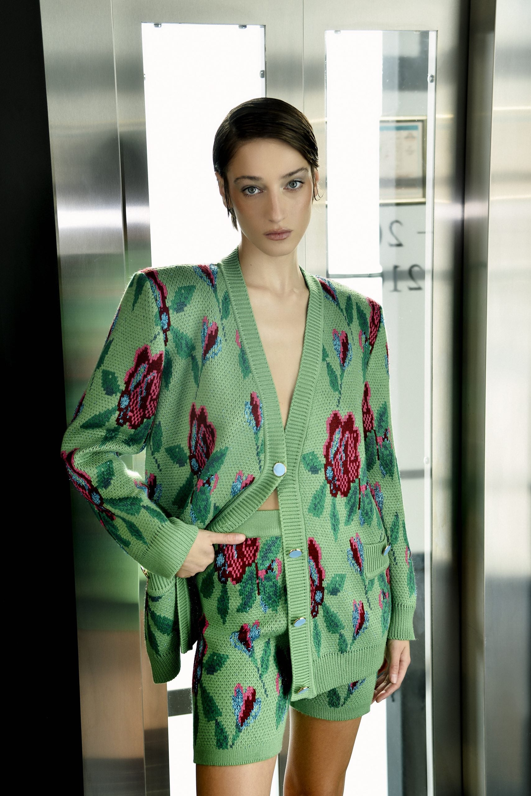 Green Sequence Cardi