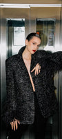 Tweed Boa Jacket