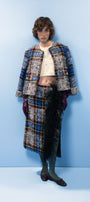Tweed Boa Skirt