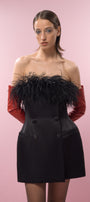 Salue Boa Dress