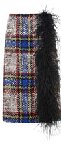 Tweed Boa Skirt