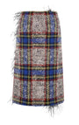 Tweed Boa Skirt