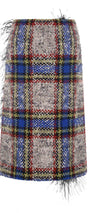Tweed Boa Skirt