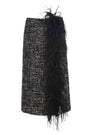 Tweed Boa Skirt