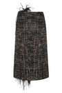 Tweed Boa Skirt