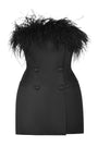 Salue Boa Dress