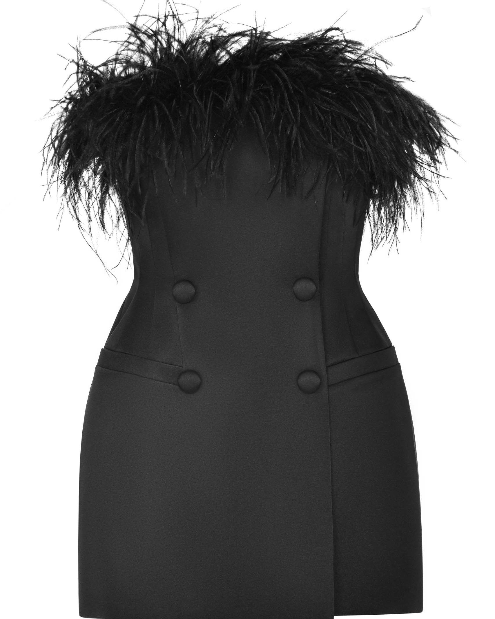 Salue Boa Dress
