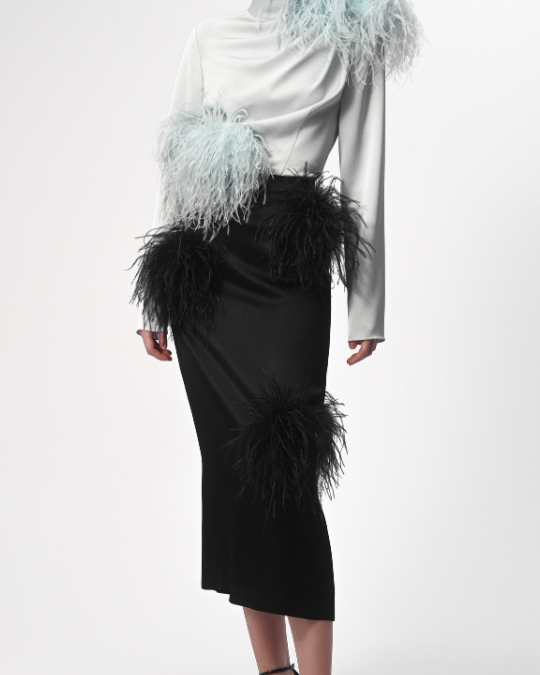 Toni Feather Skirt