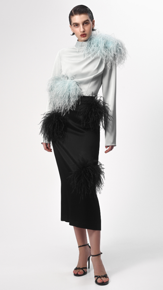 Toni Feather Skirt